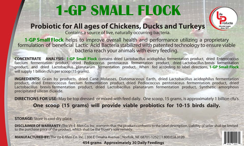 1-GP Small Flock Poultry Probiotics